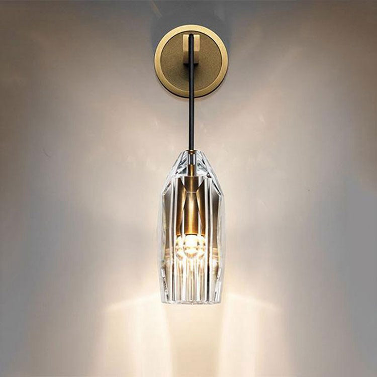 Chapt Crystal Shade Wall Sconce-NORMAL-Manorlights
