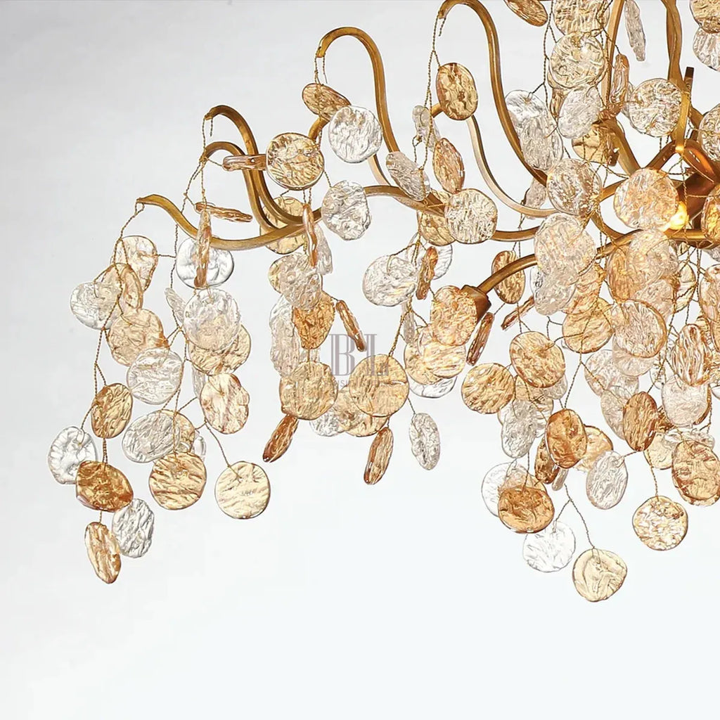 Campo Round Multi-Tier Chandelier 33-Light 47"W-Manorlights