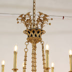 71X98 Inch Rococo Style Big French Empire Copper Chandelier for Foyer-大吊灯-Manorlights