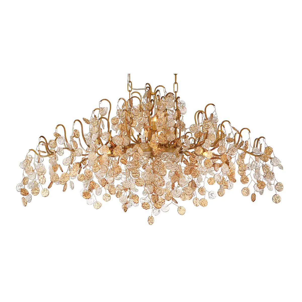 Campo Linear Chandelier 10 Light 45"W-Manorlights