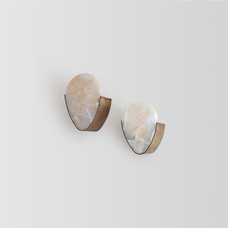 Alabaster Wall Sconce-Wall Sconce-Manorlights