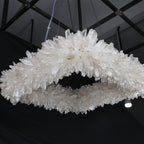 24'' Square Modern Geode Quartz Crystal Chandelier-现代灯-Manorlights