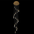 24 Rock Crystal Short-eggplants Modern Chandelier 138 Inch Long Staircase LED Chandelier-现代灯-Manorlights