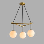 Alabaster Modern Round Ball Chandelier-chandeliers for dining room,chandeliers for stairways,chandeliers for foyer,chandeliers for bedrooms,chandeliers for kitchen,chandeliers for living room-Manorlights