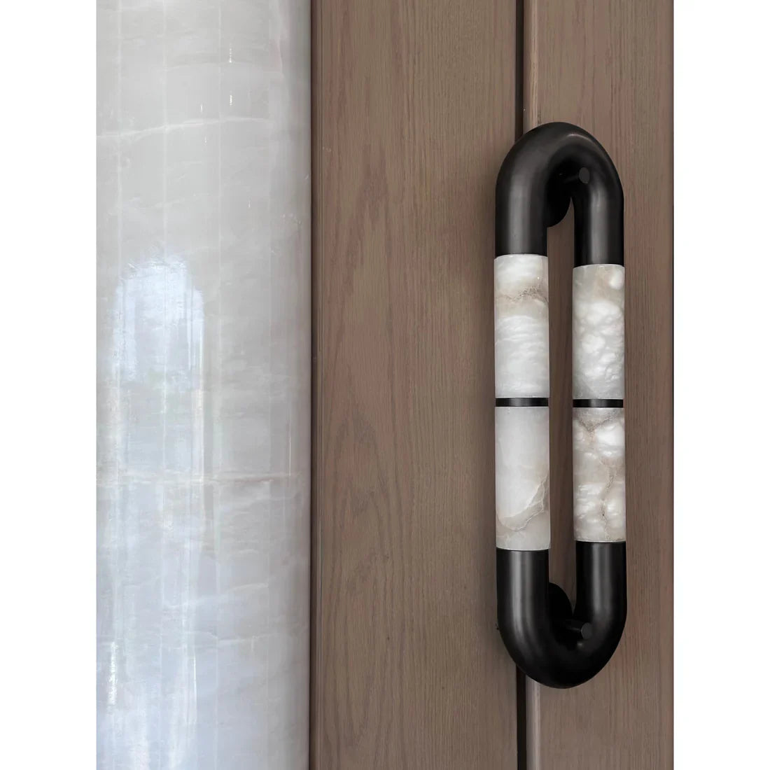 Alabaster Tube Wall Sconce-Wall Sconces-Manorlights