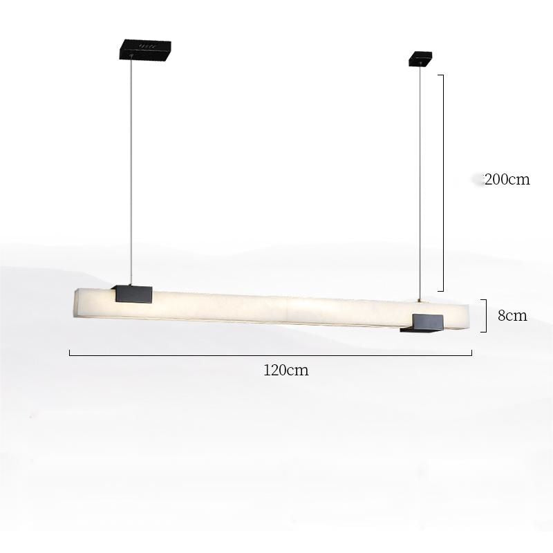Alabaster Square Pillar Dining Chandelier-Pendant for living room,Pendant for kitchen,Pendant for bathrooms,Pendant for bedrooms,Pendant for foyer,Pendant for stairways,Pendant for dining room-Manorlights