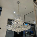 Luxury Empire Floral Crystal Chandelier-Manorlights