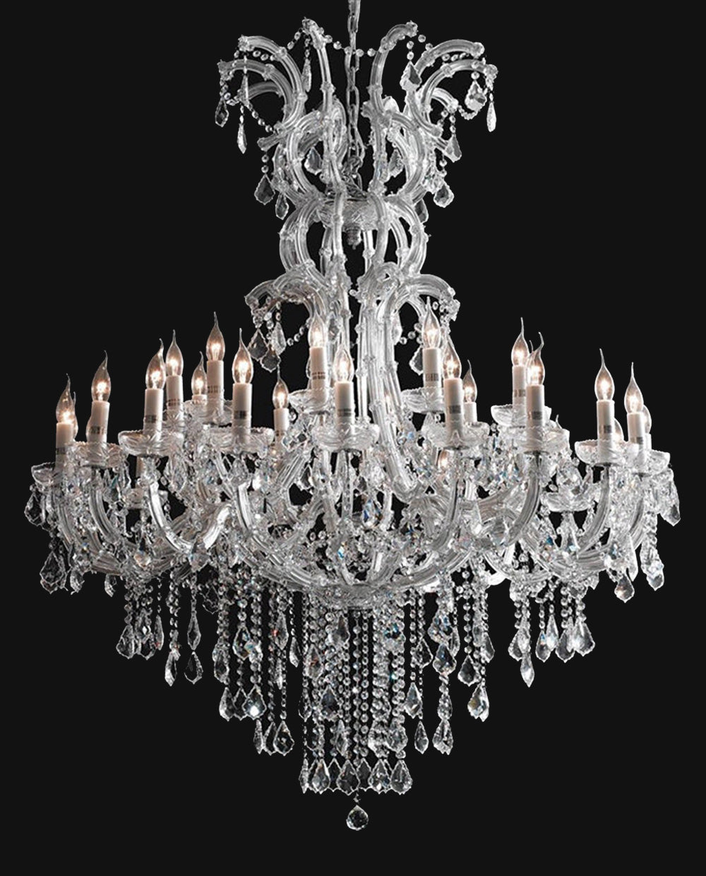 30 Lights Maria Theresa Chandelier 47'' Wide Large Crystal Chandelier for Wedding Hall-大吊灯-Manorlights