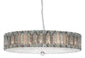 Plaza 21 Light Pendant Polished Stainless Steel-Manorlights