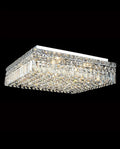 20'' Square Flush Mounted Chandelier Crystal Ceiling Light-吸顶灯-Manorlights