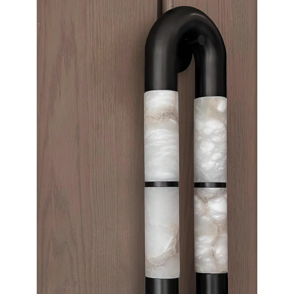 Alabaster Tube Wall Sconce-Wall Sconces-Manorlights