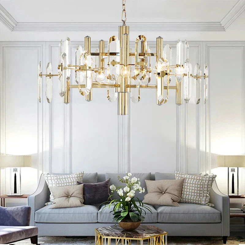 Zoe Modern K9 Crystal Chandelier - 10/12/15 Lights - Manorlights