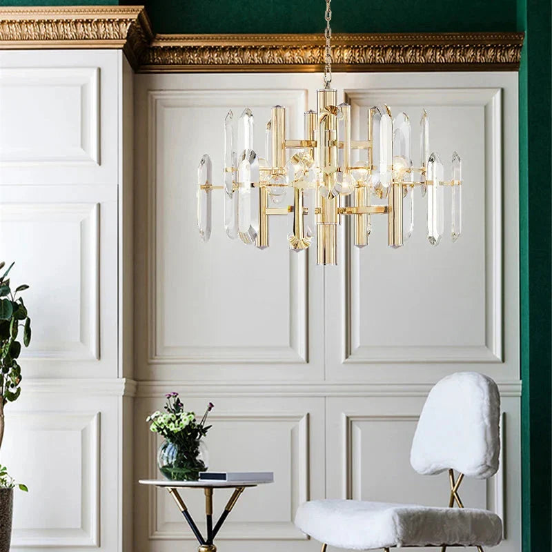 Zoe Modern K9 Crystal Chandelier - 10/12/15 Lights - Manorlights