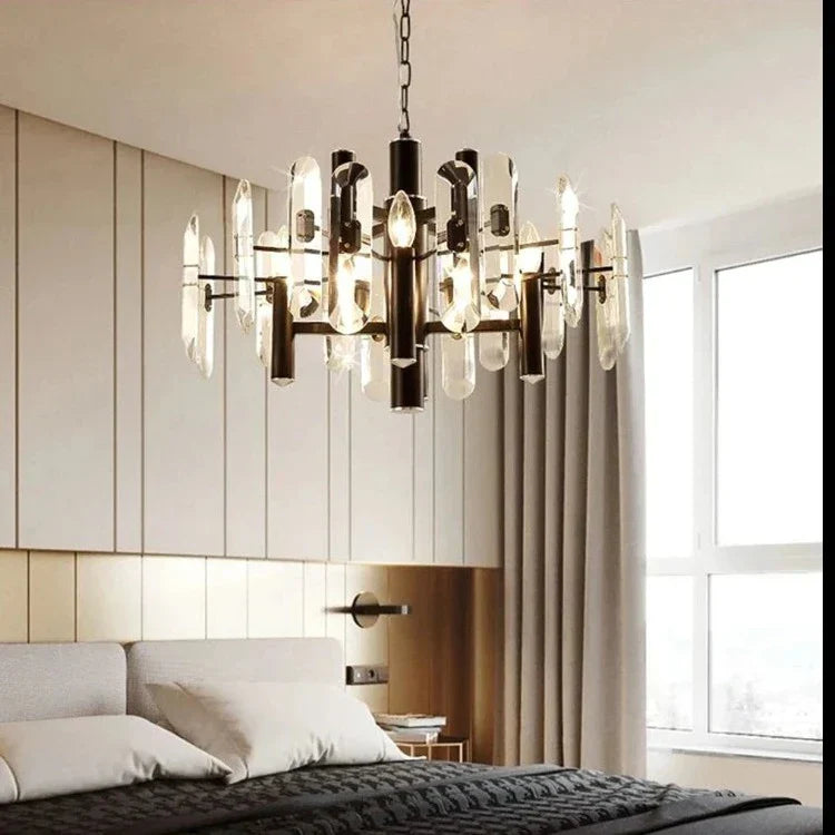 Zoe Modern K9 Crystal Chandelier - 10/12/15 Lights - Manorlights