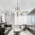 Zoe Modern K9 Crystal Chandelier - 10/12/15 Lights - Manorlights