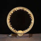 16'' Round Modern Wall Lamp Quartz Crystal Wall Sconce-壁灯-Manorlights