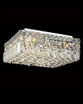 16'' Square Flush Mounted Chandelier Crystal Ceiling Light-吸顶灯-Manorlights