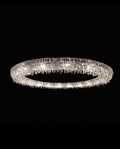 79 Inch Round Huge Looop Chandelier Hanging Modern Crystal Chandelier-大吊灯-Manorlights