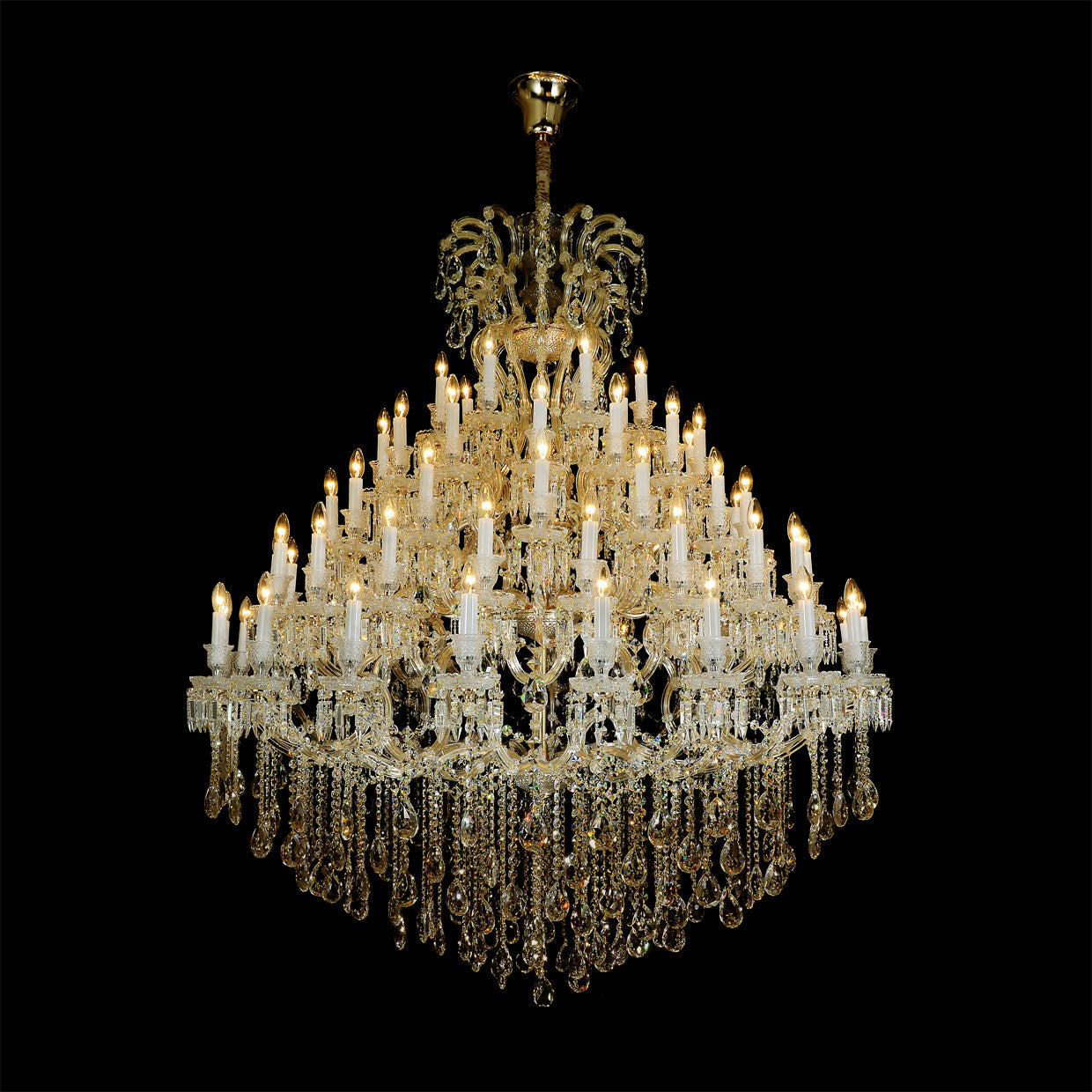 66 Lights Big Maria Theresa Chandelier 60X71 Inch Large Foyer Chandelier-大吊灯-Manorlights