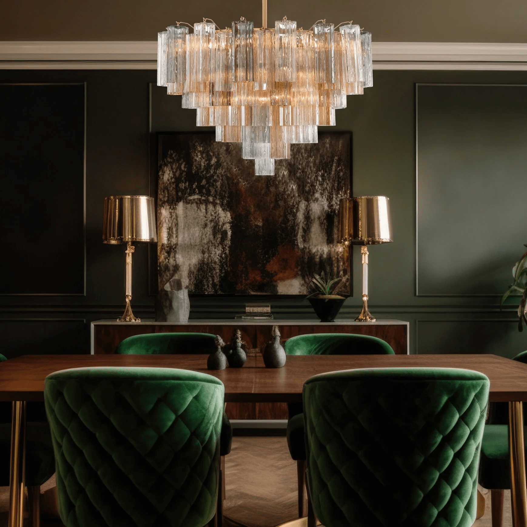 Modern Virella Murano Chandelier-Chandelier-Manorlights