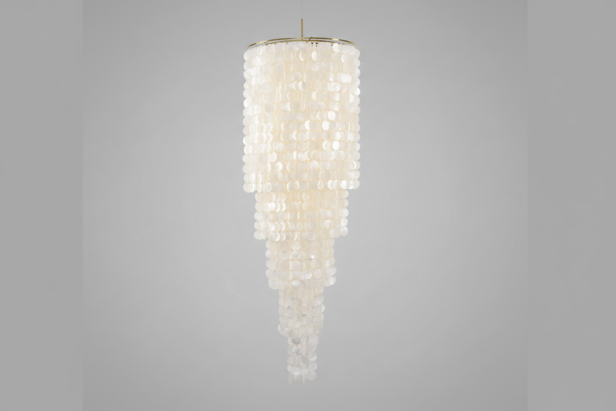 Modern Nerida Shell Chandelier-Chandelier-Manorlights