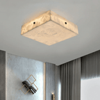 Square Alabaster Ceiling Light - Vakkerlight