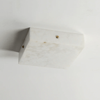 Square Alabaster Ceiling Light - Vakkerlight