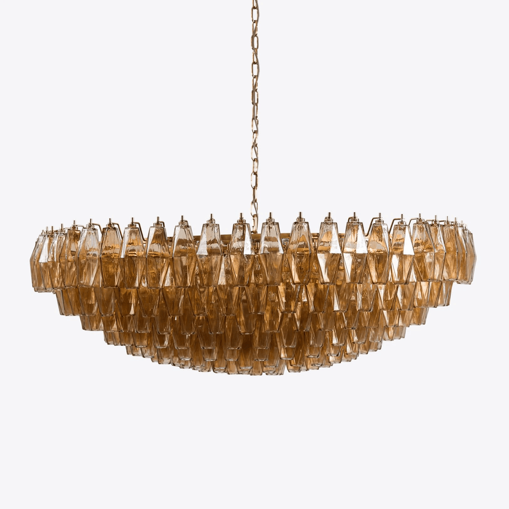 Premium Amber Sorrento Chandelier-Chandelier-Manorlights