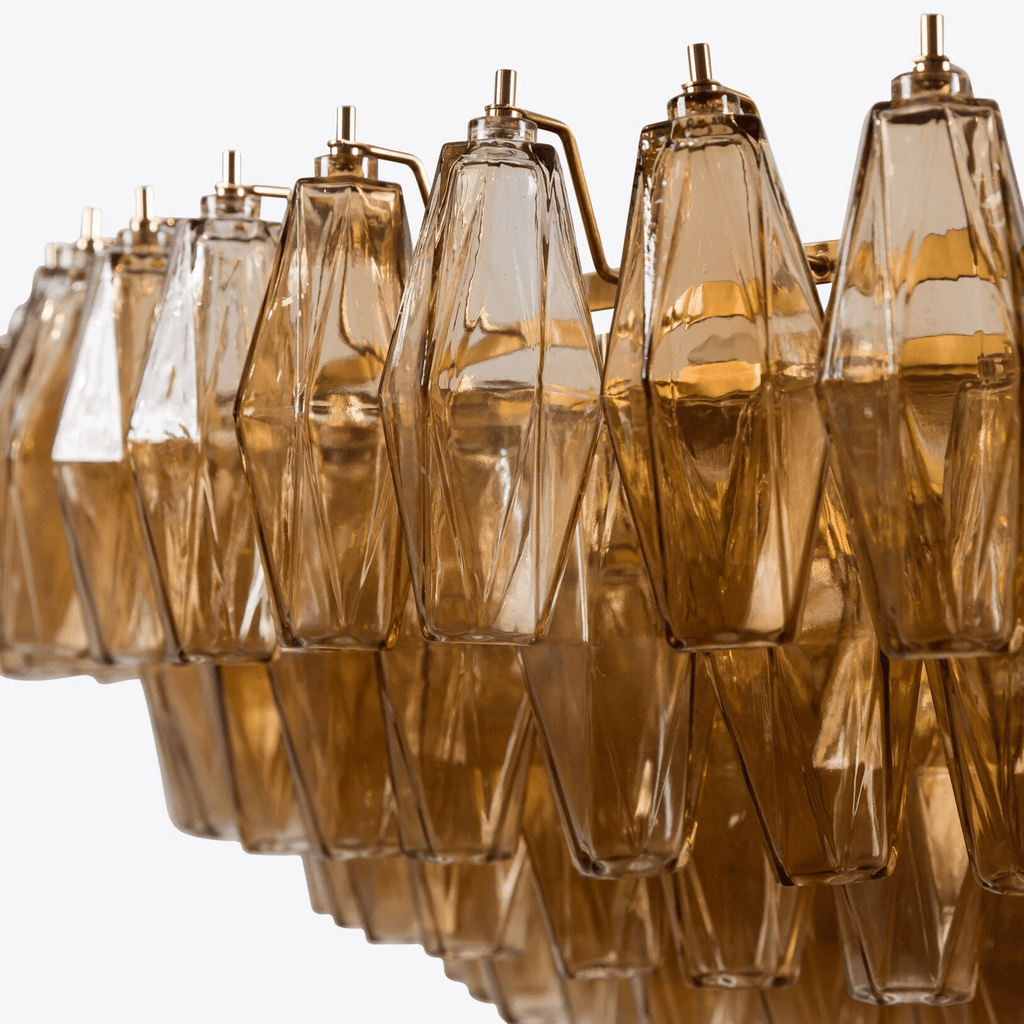 Premium Amber Sorrento Chandelier-Chandelier-Manorlights