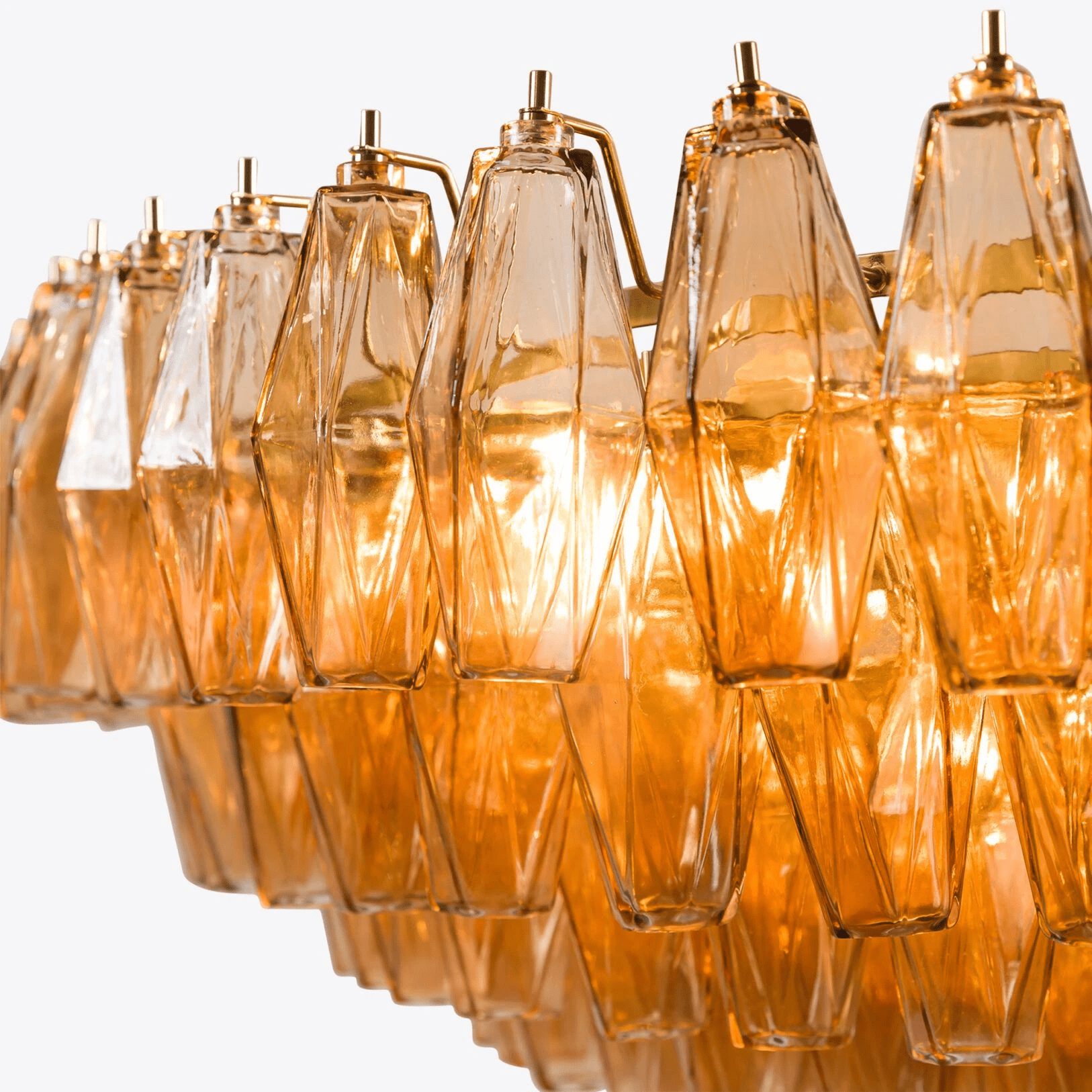 Premium Amber Sorrento Chandelier-Chandelier-Manorlights