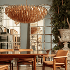 Premium Amber Sorrento Chandelier-Chandelier-Manorlights