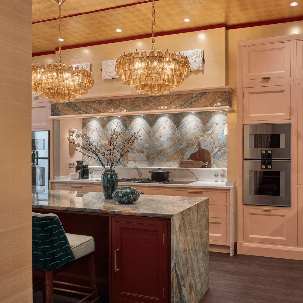 Premium Amber Sorrento Chandelier-Chandelier-Manorlights