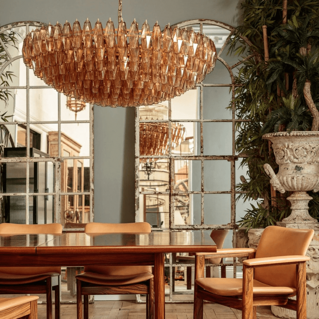 Premium Amber Sorrento Chandelier-Chandelier-Manorlights