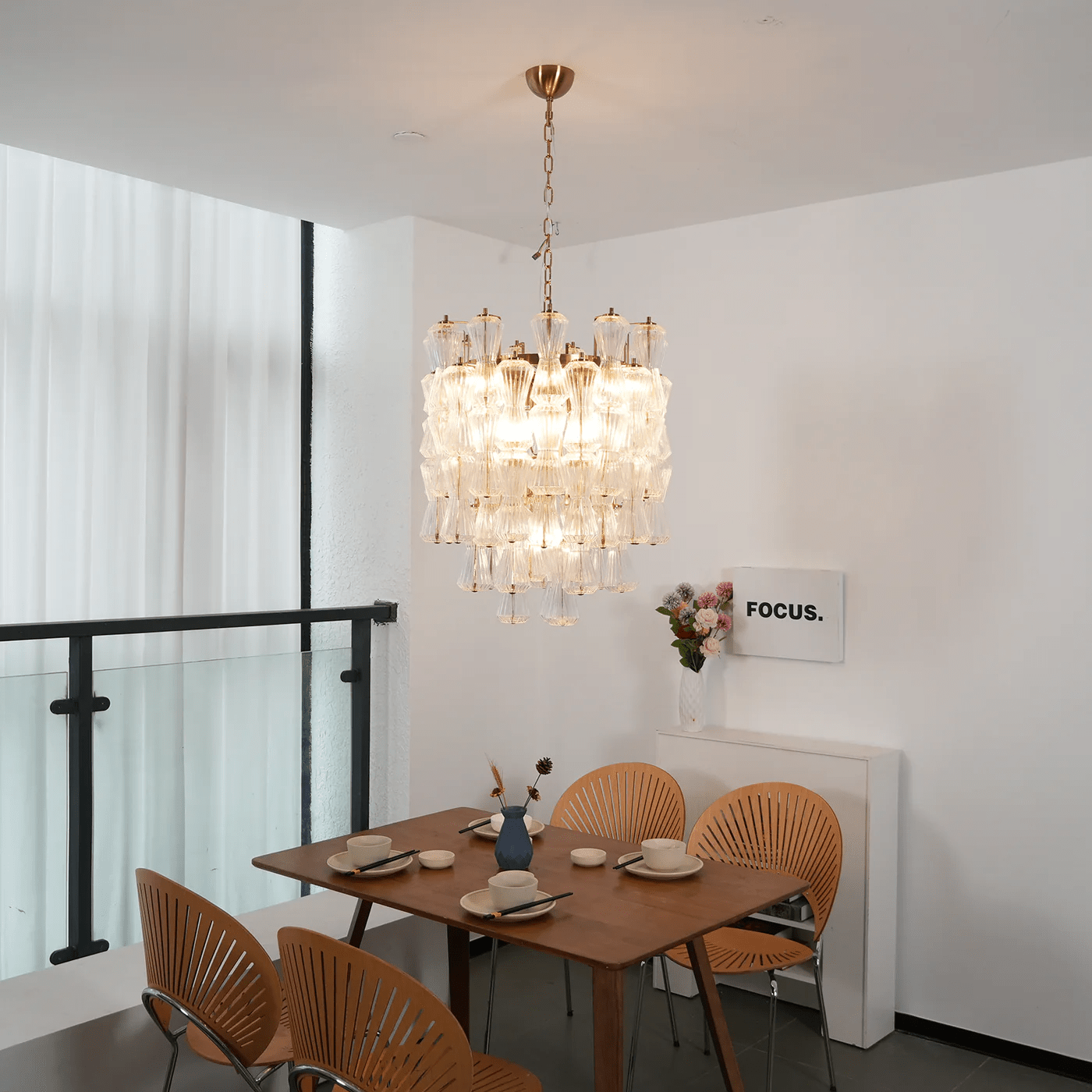Premium Florenzia Murano Glass Chandelier-Chandelier-Manorlights