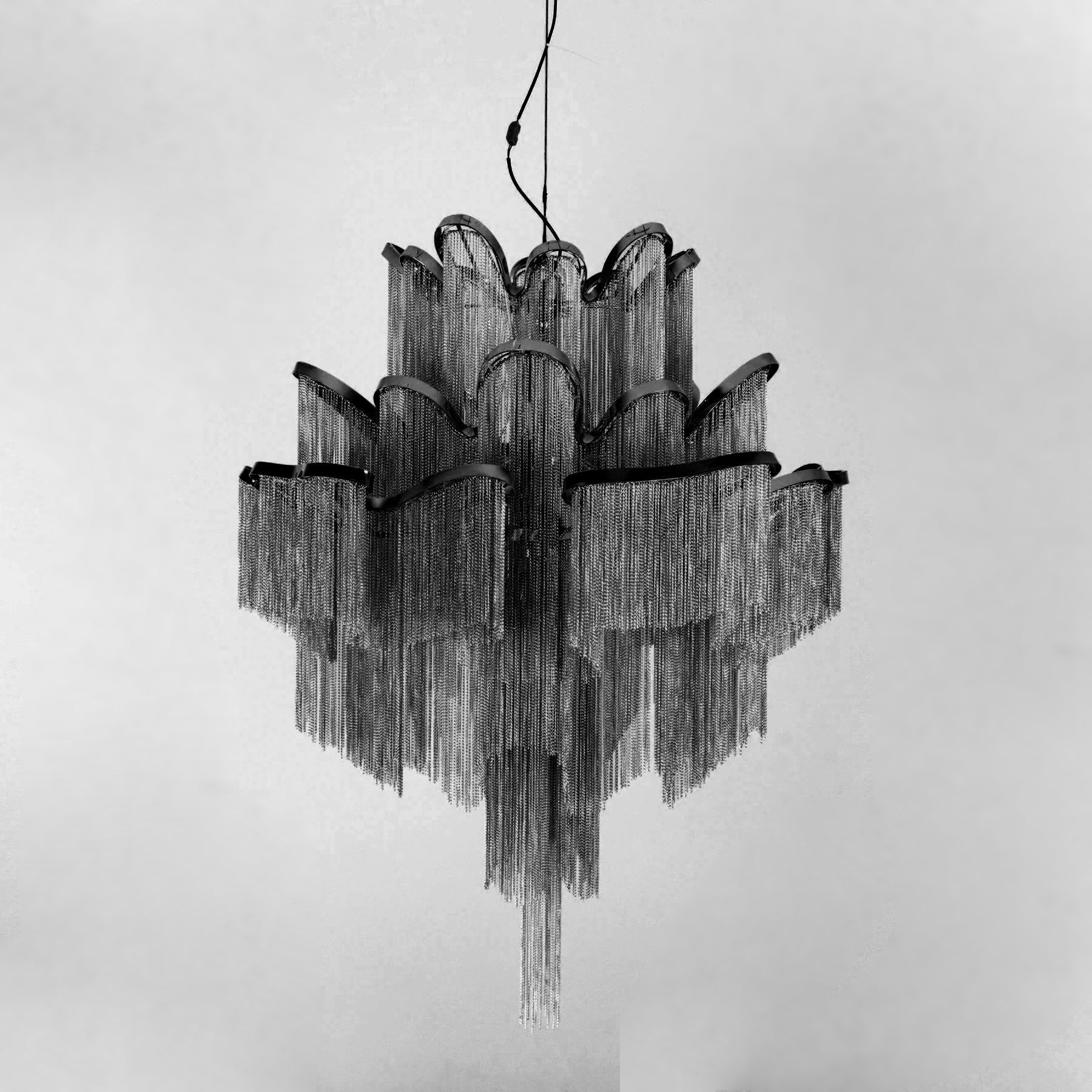 Stream Chain Chandelier-Chandelier-Manorlights