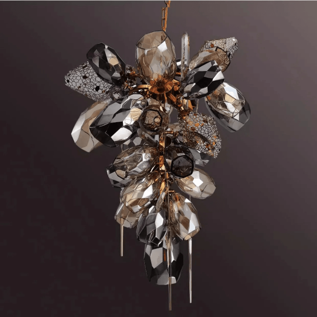 Premium Modern Art Glass Crystal Chandelier-Chandelier-Manorlights