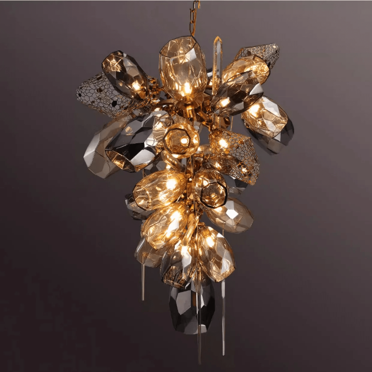 Premium Modern Art Glass Crystal Chandelier-Chandelier-Manorlights