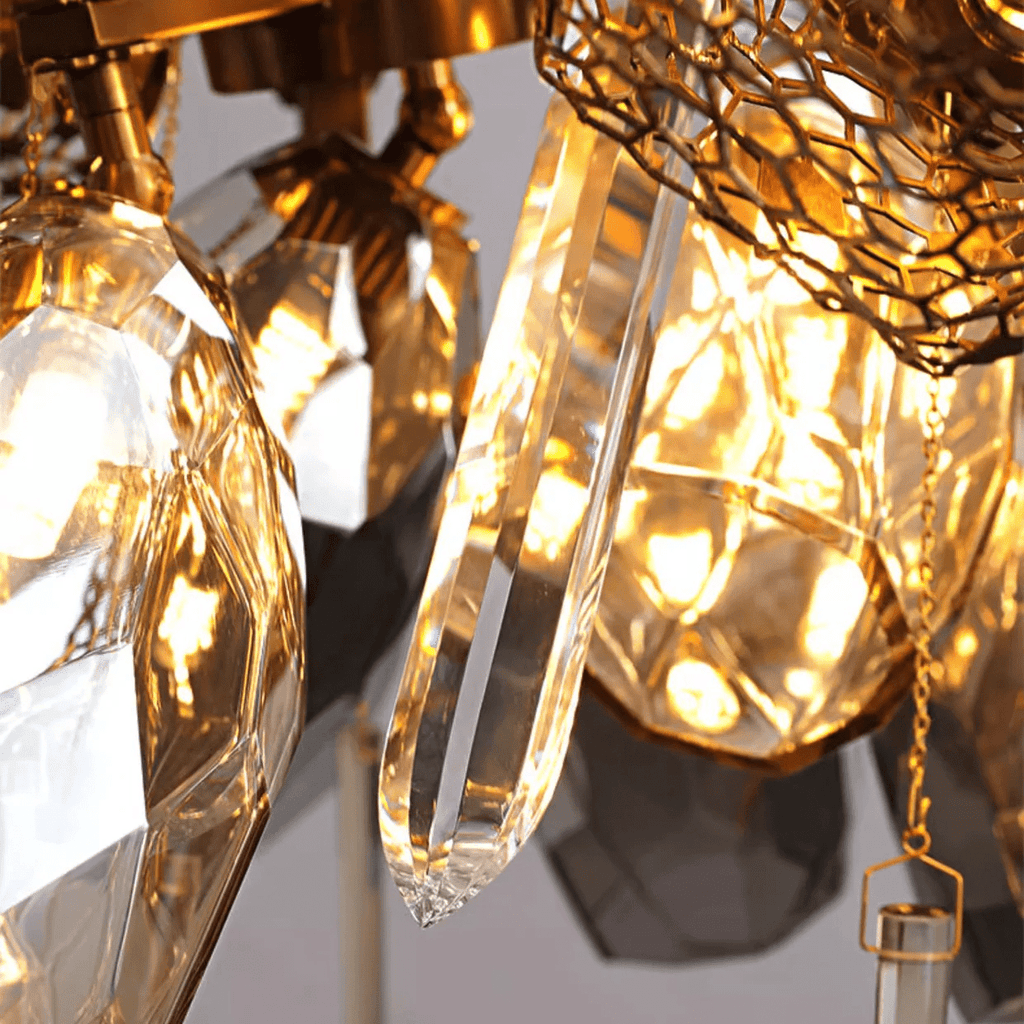 Premium Modern Art Glass Crystal Chandelier-Chandelier-Manorlights