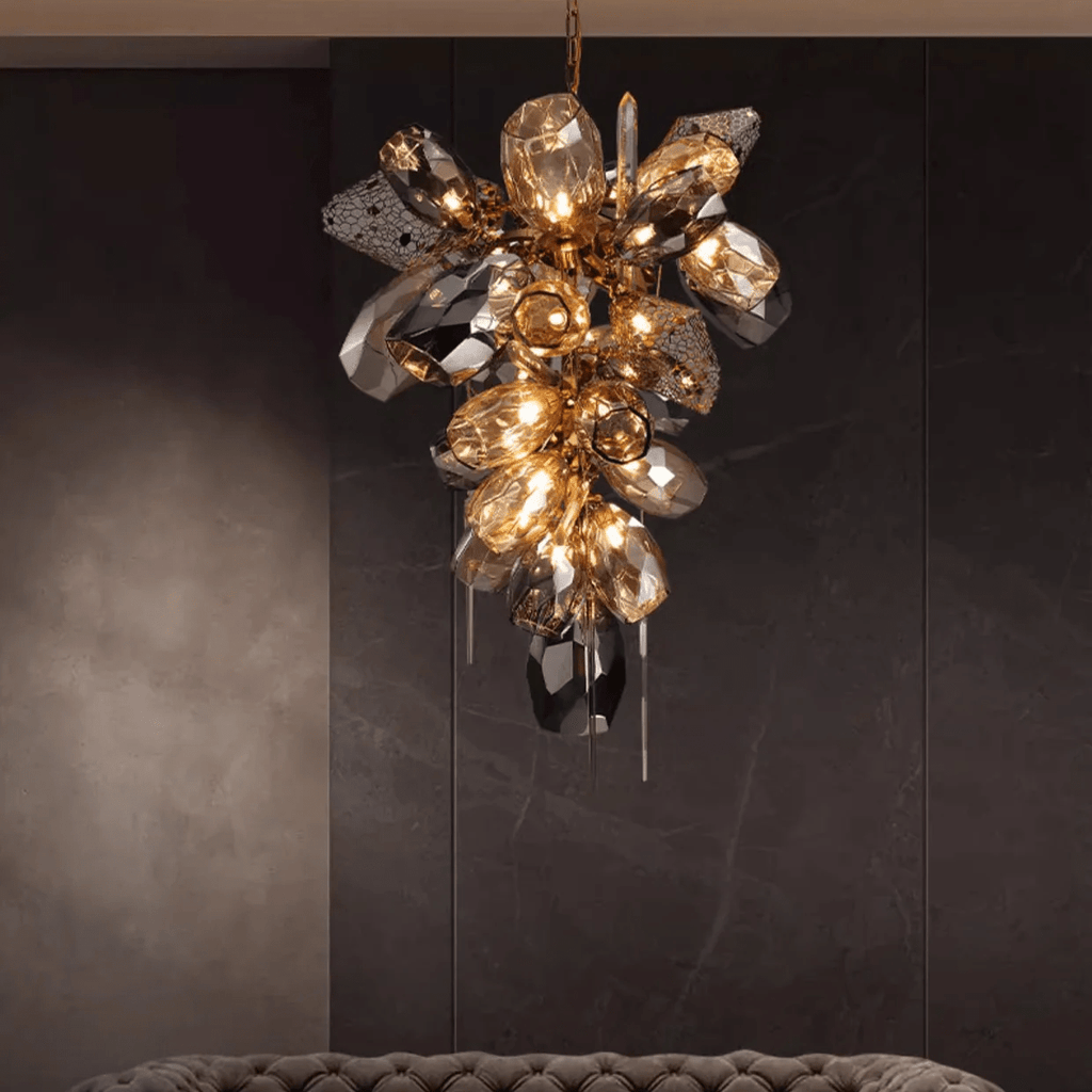 Premium Modern Art Glass Crystal Chandelier-Chandelier-Manorlights