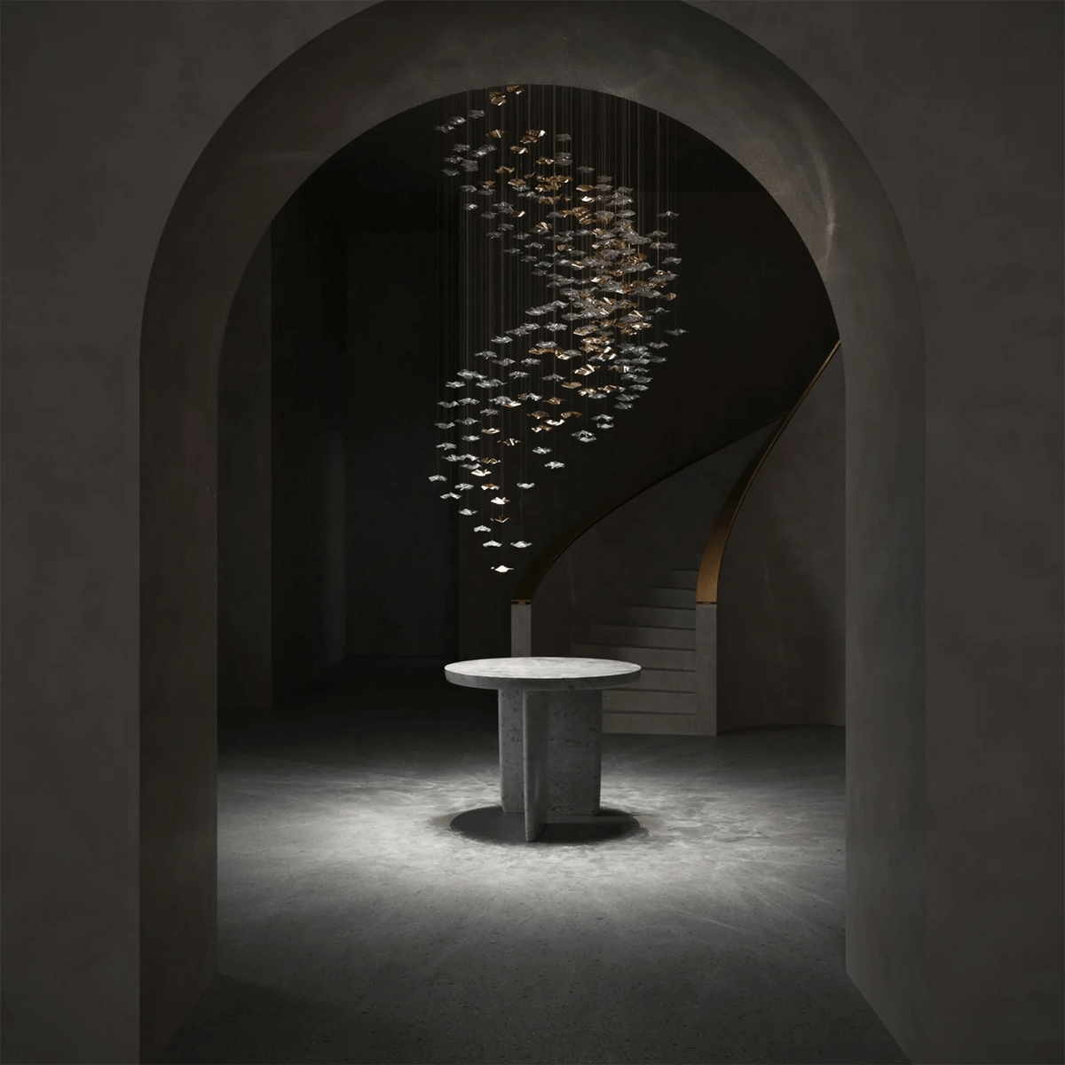 Tidal Stair Chandelier