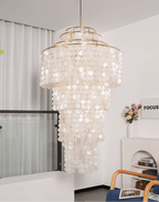 Modern Nerida Shell Chandelier-Chandelier-Manorlights
