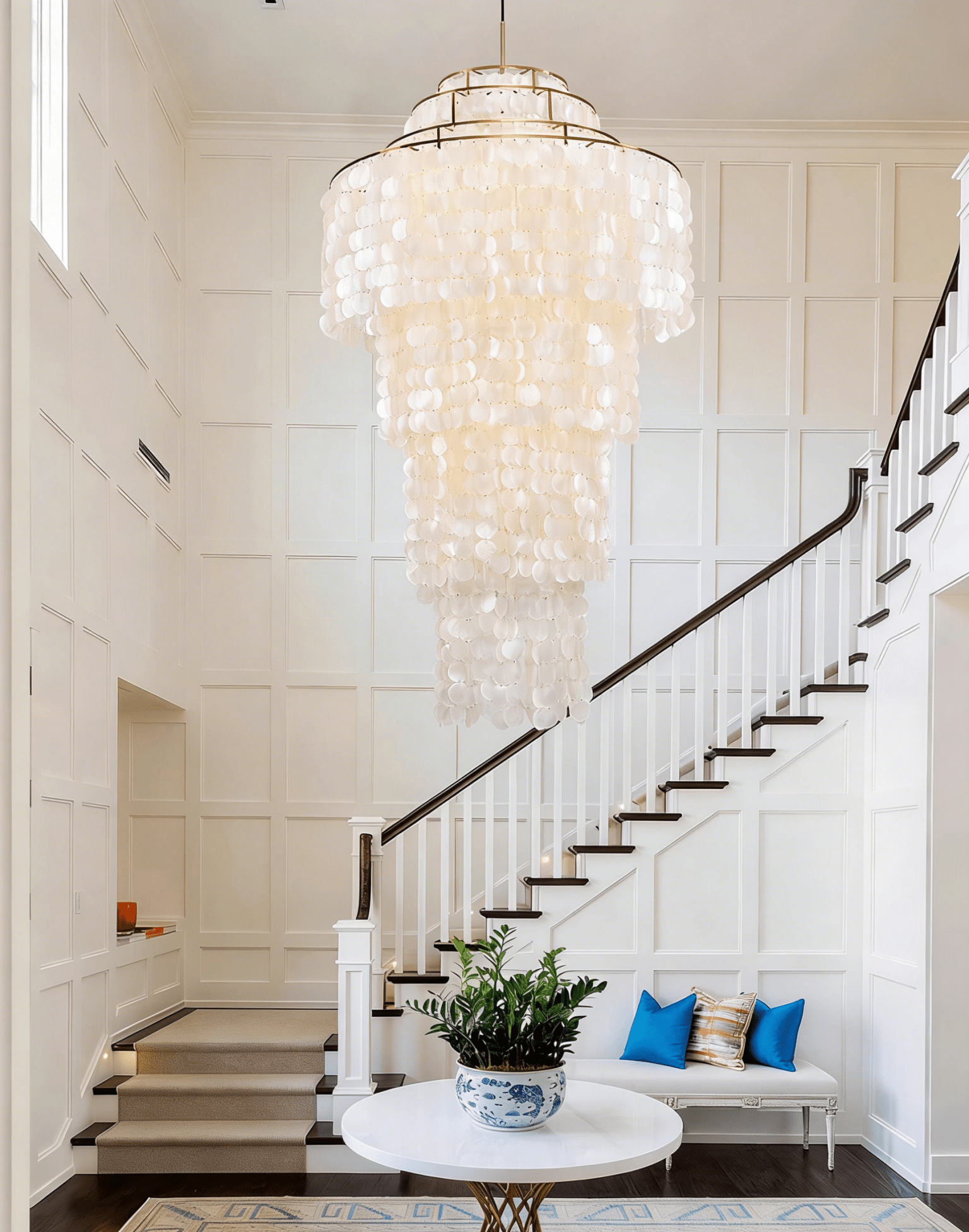 Modern Nerida Shell Chandelier-Chandelier-Manorlights