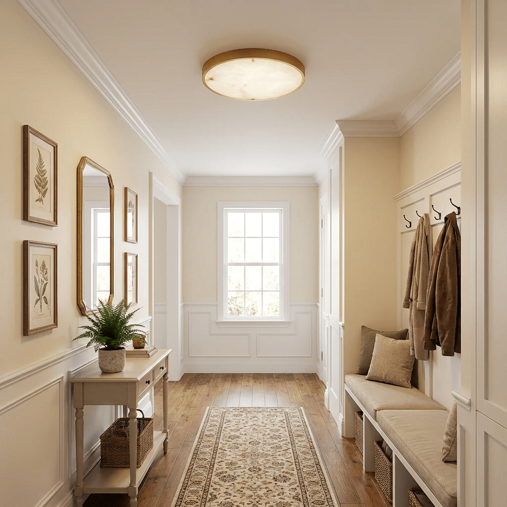 Calista Alabaster Ceiling Light - Vakkerlight