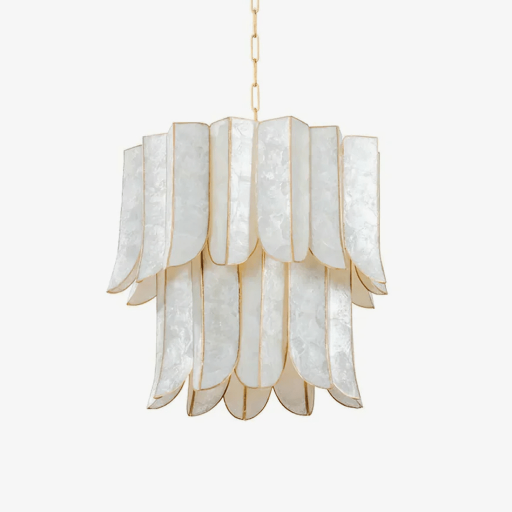Cascara Shell Chandelier by Manor Lights