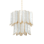 Cascara Shell Chandelier by Manor Lights