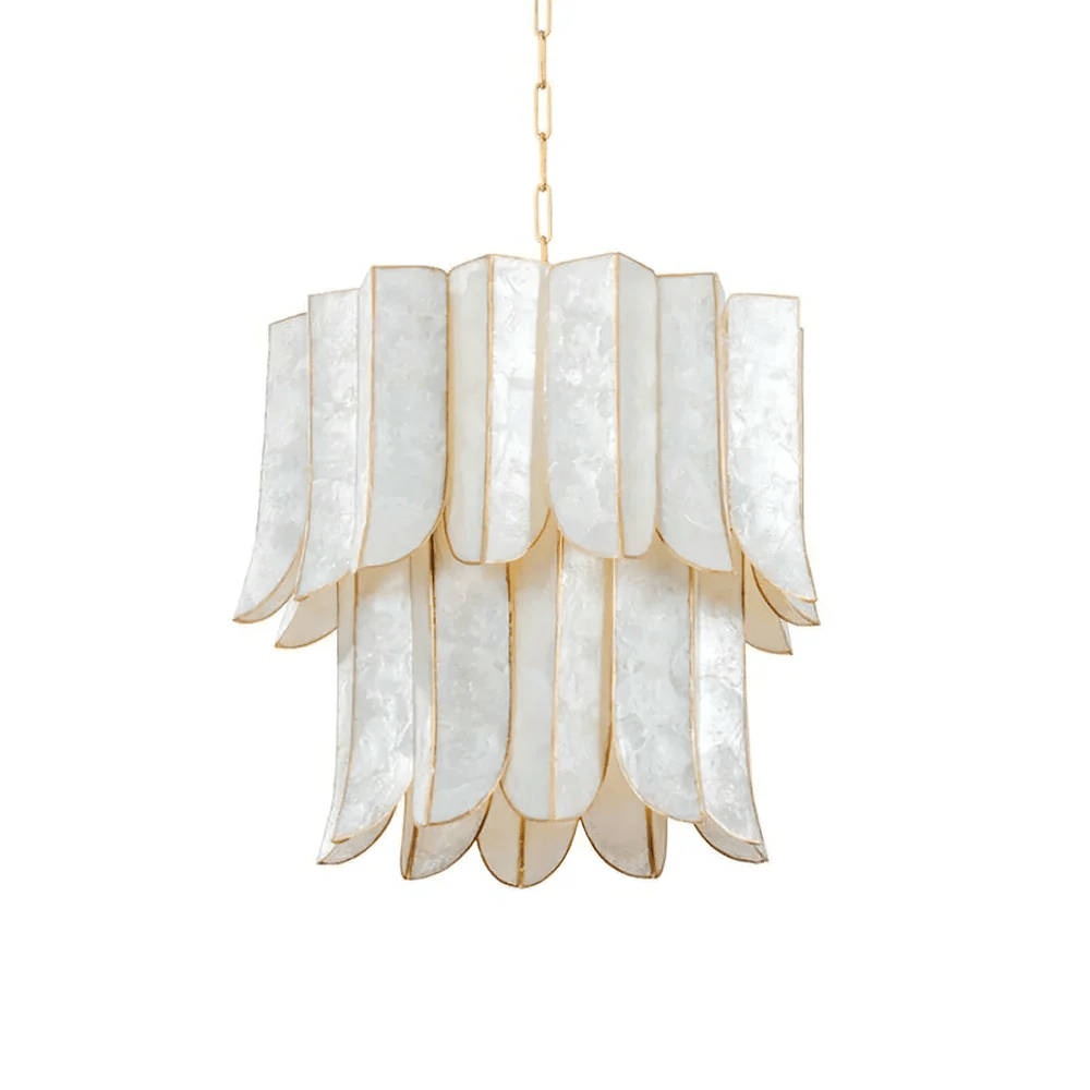 Cascara Shell Chandelier by Manor Lights