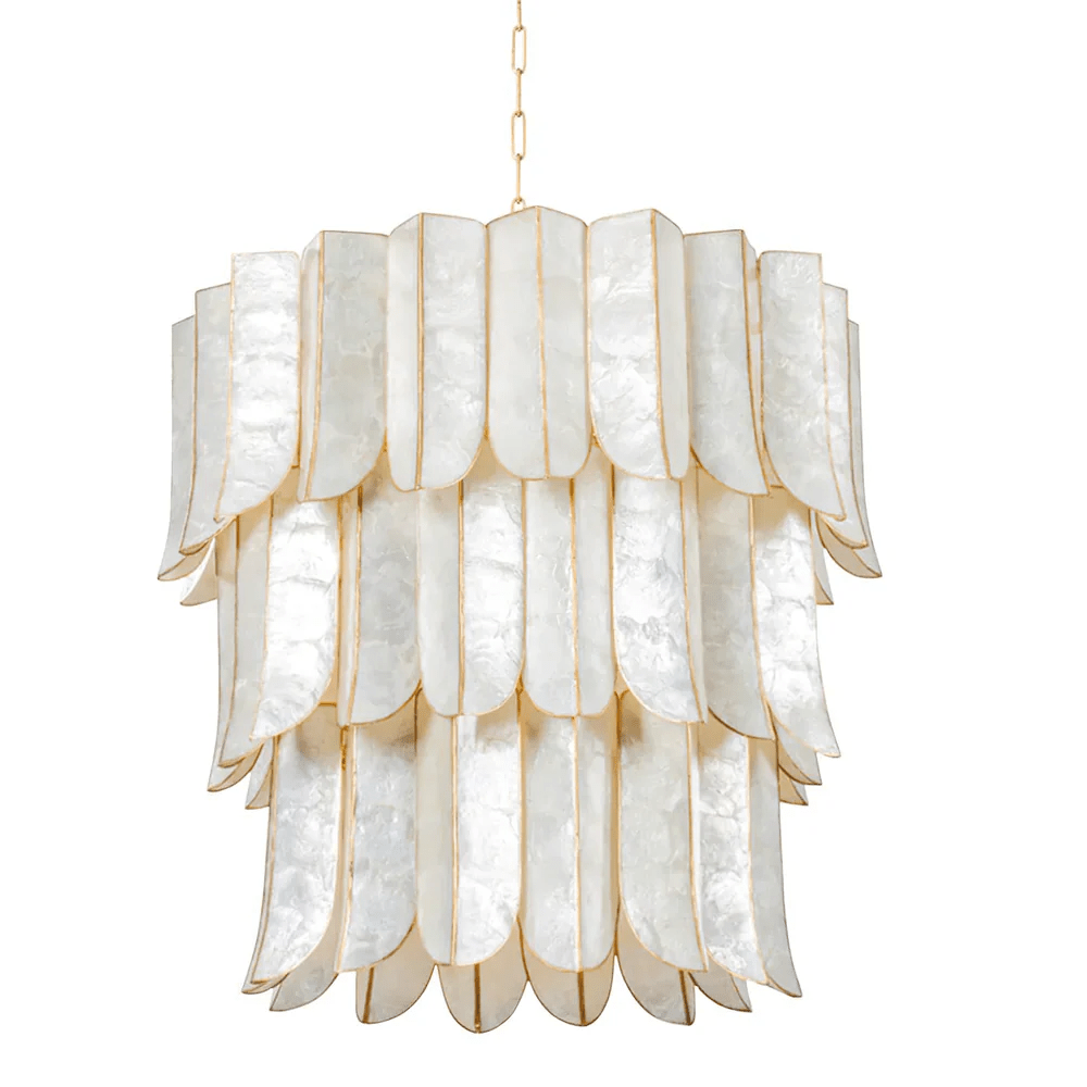 Cascara Shell Chandelier by Manor Lights