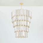 Cascara Shell Chandelier by Manor Lights