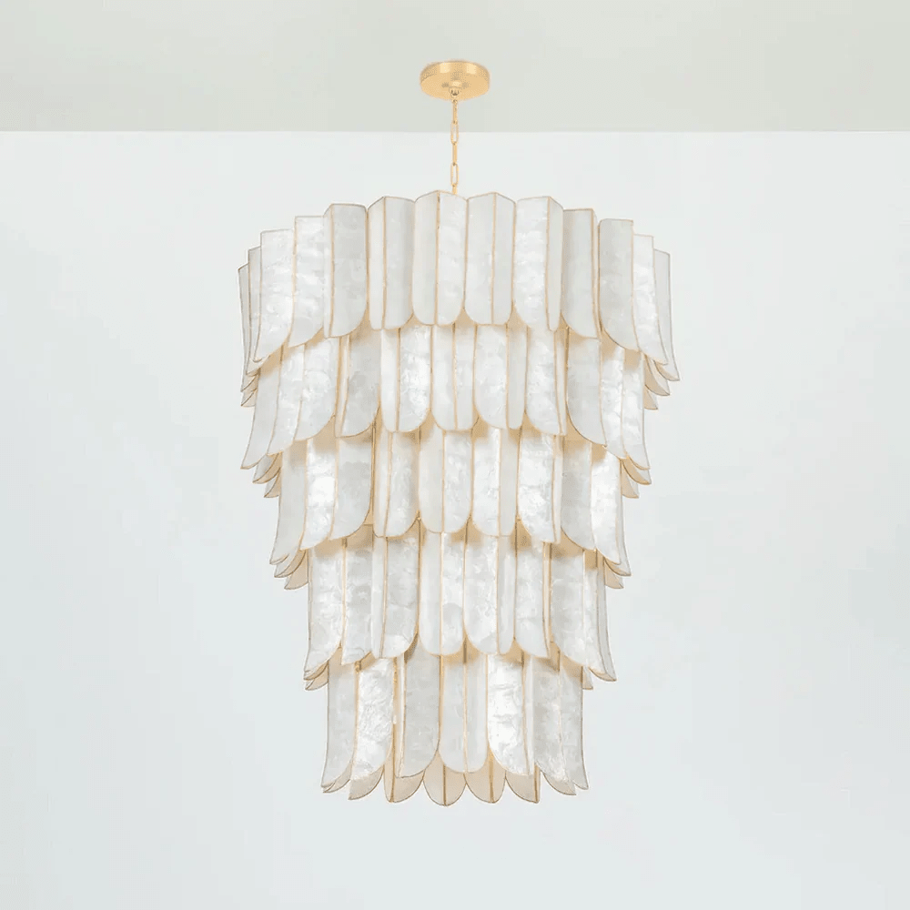 Cascara Shell Chandelier by Manor Lights