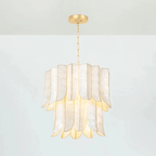Cascara Shell Chandelier by Manor Lights